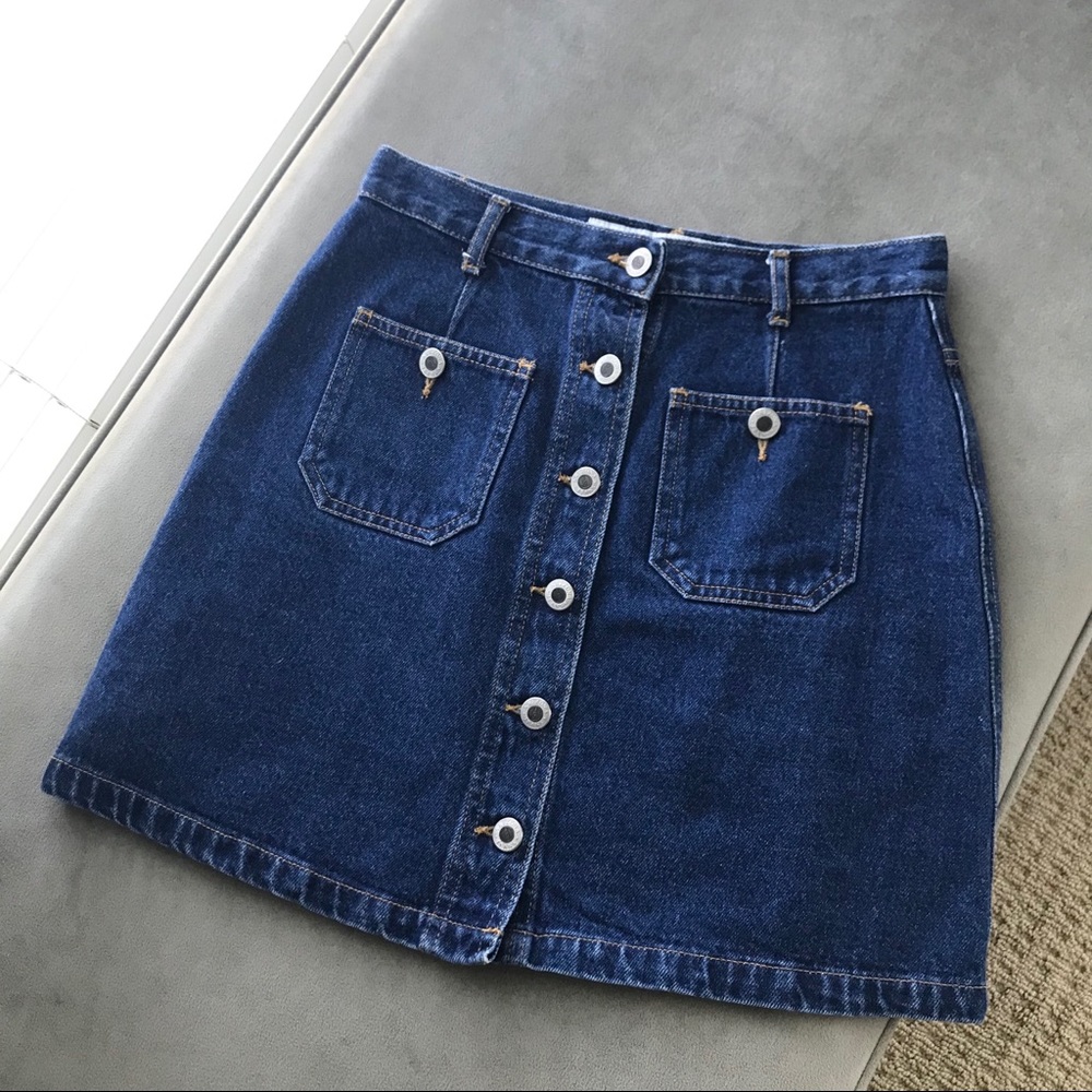 Arizona | Denim button up skirt